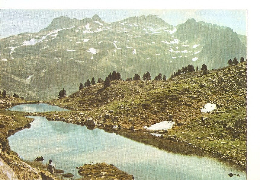 Postal 030902 : Pirineo Aragones (Huesca). Panticosa - Ibones al fondo Macizo de Batanes