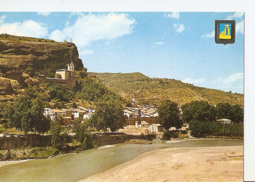 Postal 030908 : Graus (Huesca). Vista general y Santuarui de La Peña