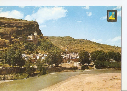 Postal 030908 : Graus (Huesca). Vista general y Santuarui de La Peña