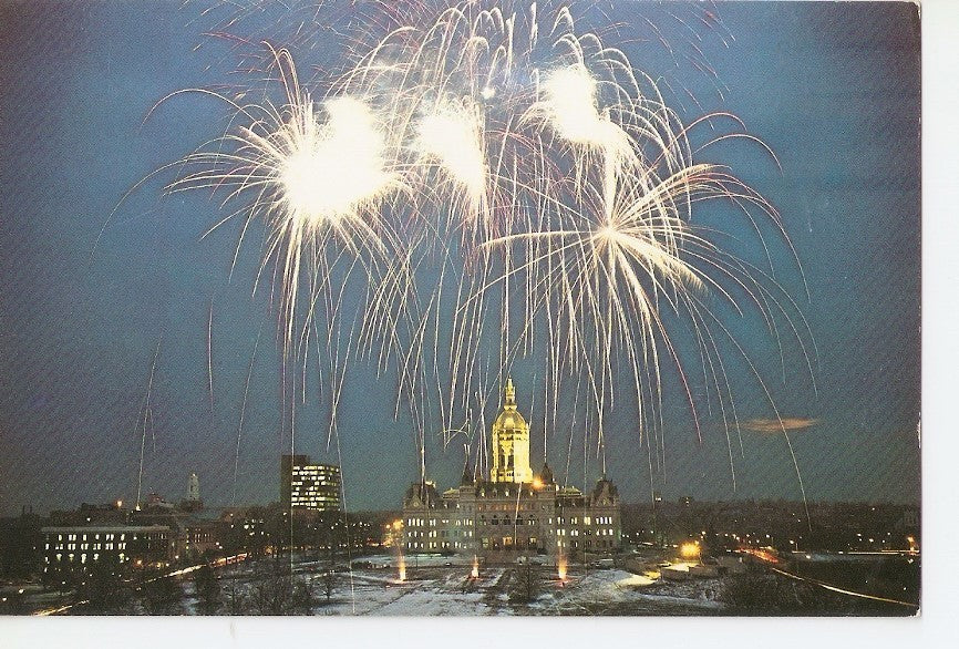 Postal 030912 : Fireworks Over the Capitol
