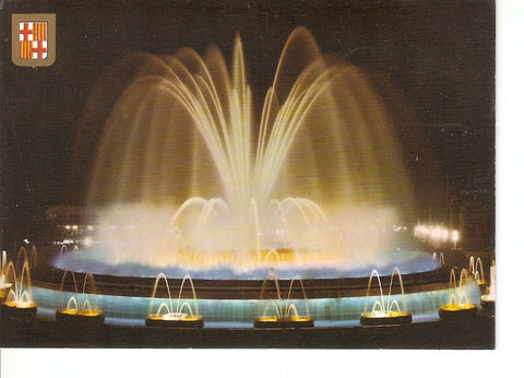 Postal 030916 : Barcelona. Fuente Monumental de Montjuic