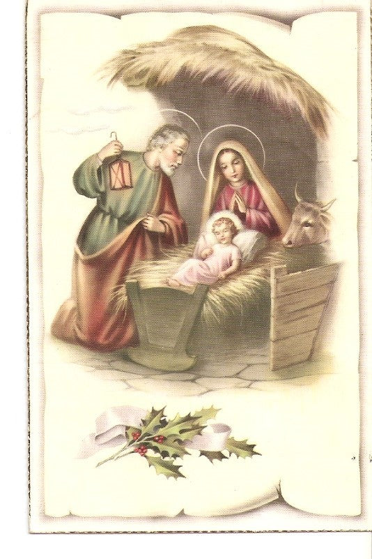 Postal 030918 : Dibujo pesebre
