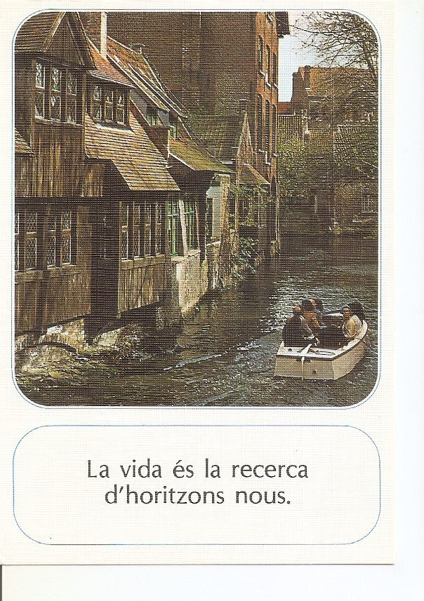 Postal 030938 : Lancha en un canal