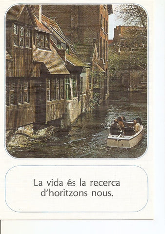 Postal 030938 : Lancha en un canal