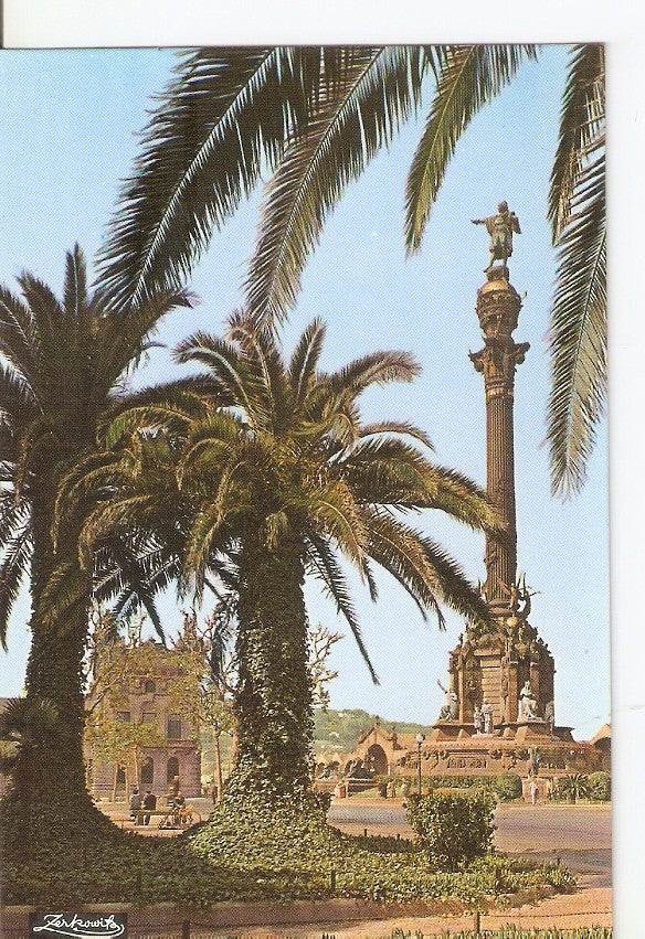 Postal 030954 : Barcelona. Monumento a Colon