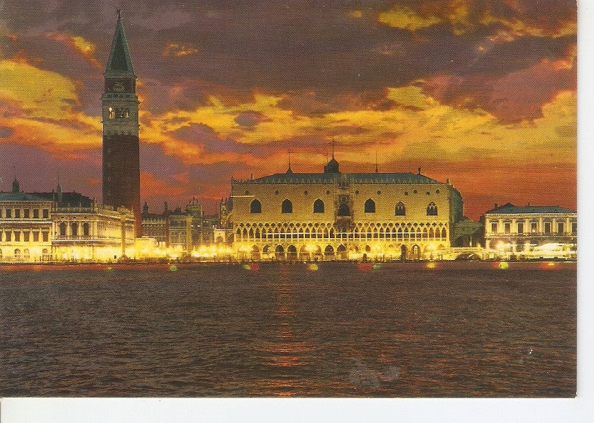 Postal 030955 : Venezia Tramonto sul Bacino di S. Marco
