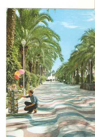 Postal 030989 : Alicante. La Explanada