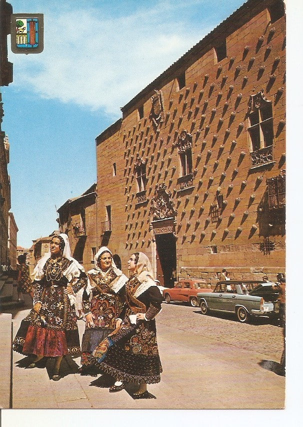 Postal 031019 : Salamanca. Casa de las Conchas y Lagarteranas
