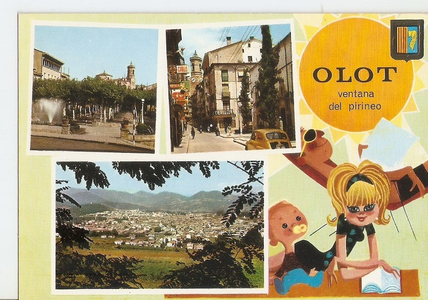 Postal 031023 : Olot. Pirineu Catala. Diferentes detalles