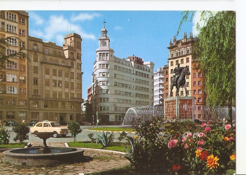 Postal 031067 : El Ferrol del Caudillo. Plaza de España. Detalle