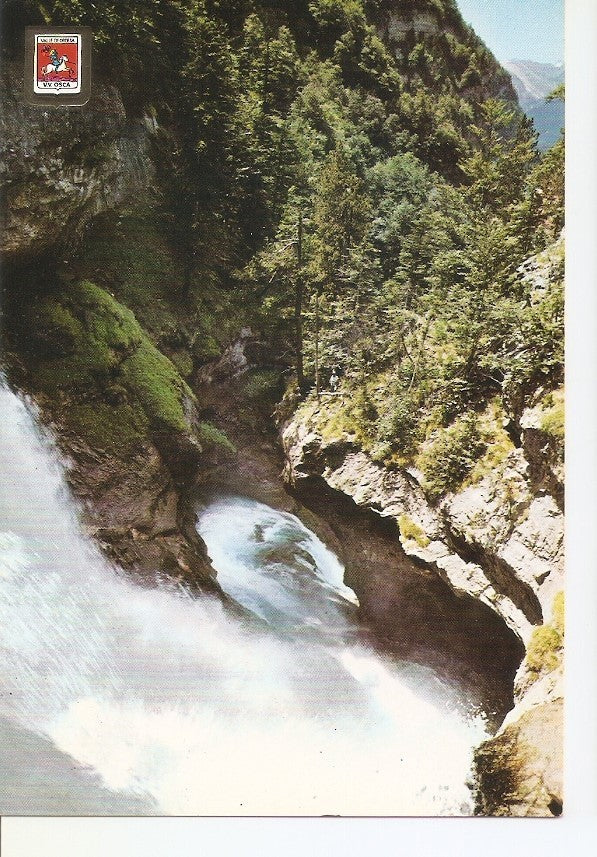 Postal 031091 : Parque Nacional de Ordesa. Casca superior de la cueva