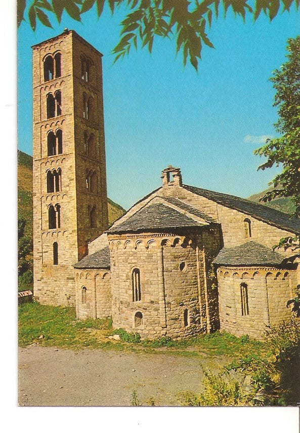 Postal 031113 : Pirineu Catala - Vall de Bohi (Lleida) Esglesia romanica de Sant Climent