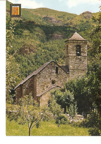 Postal 031114 : Pirineu Catala (Lleida). Vall de Bohi. Barruera. Esglesia romanica