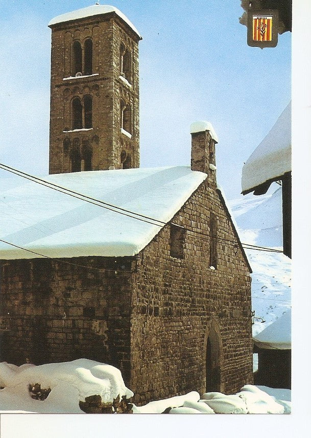 Postal 031118 : Pirineu Catala (Lleida). Vall de Bohi. Tahull. Esglesia Santa Maria