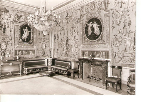 Postal 031129 : El Escorial. Palacio de los Borbones. Tapicerias estilo Pompeyano