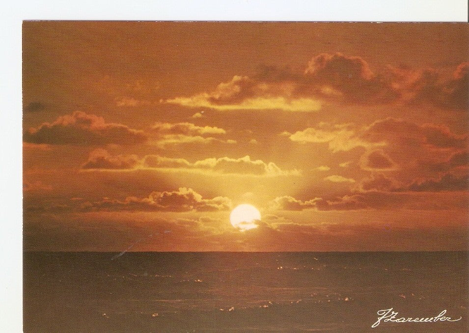 Postal 031133 : Soleil couchant