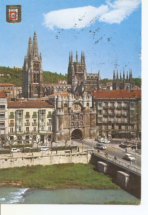 Postal 031135 : Arco de Santa Maria y Catedral. Burgos