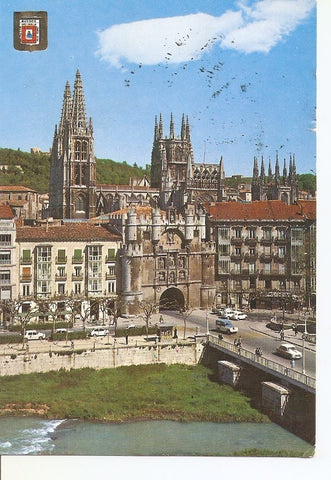 Postal 031135 : Arco de Santa Maria y Catedral. Burgos
