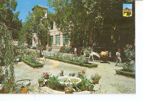 Postal 031142 : Lanjaron Granada. Jardines y fachada manantiales