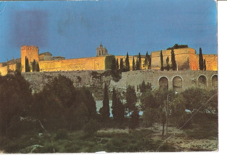Postal 031169 : Costa Dorada Tarragona. Murallas Ibero-romanas. Nocturno