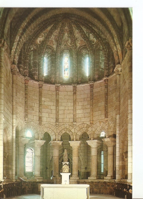 Postal 031185 : Monasterio Cisterciense de Osera (Orense). Presbiterio de la Iglesia s. XII y XIII