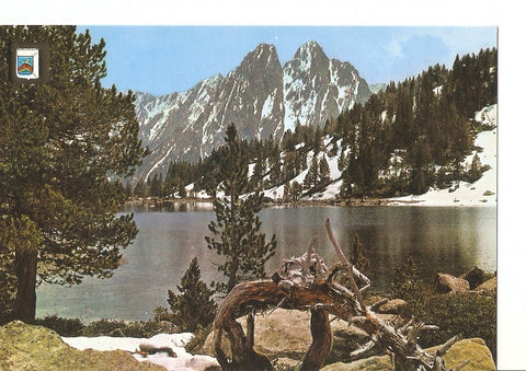 Postal 031189 : Pirineu Catala (Lleida). Vall dEspot. Lago de San Mauricio Parque Nacional y Els Encants