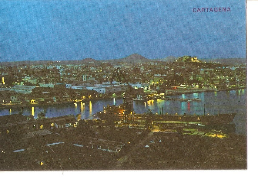 Postal 031196 : Cartagena. Puerto y vista parcial