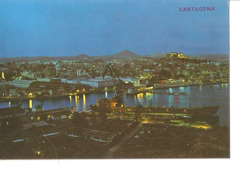 Postal 031196 : Cartagena. Puerto y vista parcial