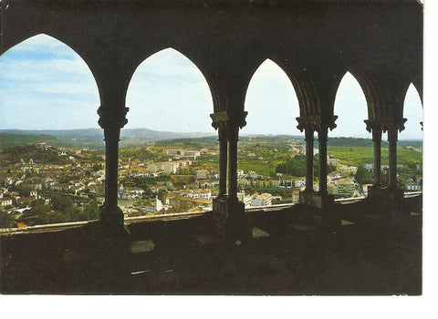 Postal 031197 : Leiria (Portugal). Partial view of the city from cloister of the Castle