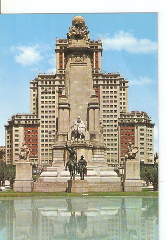 Postal 031241 : Madrid. Plaza de España. Monumento a Cervantes