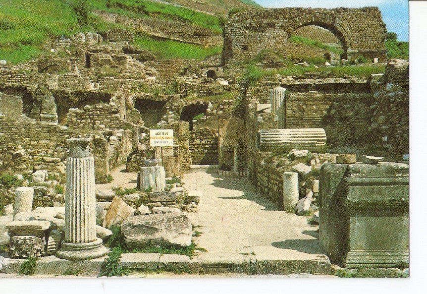 Postal 031256 : Efes. Turkiye. Ephesus - Brothel