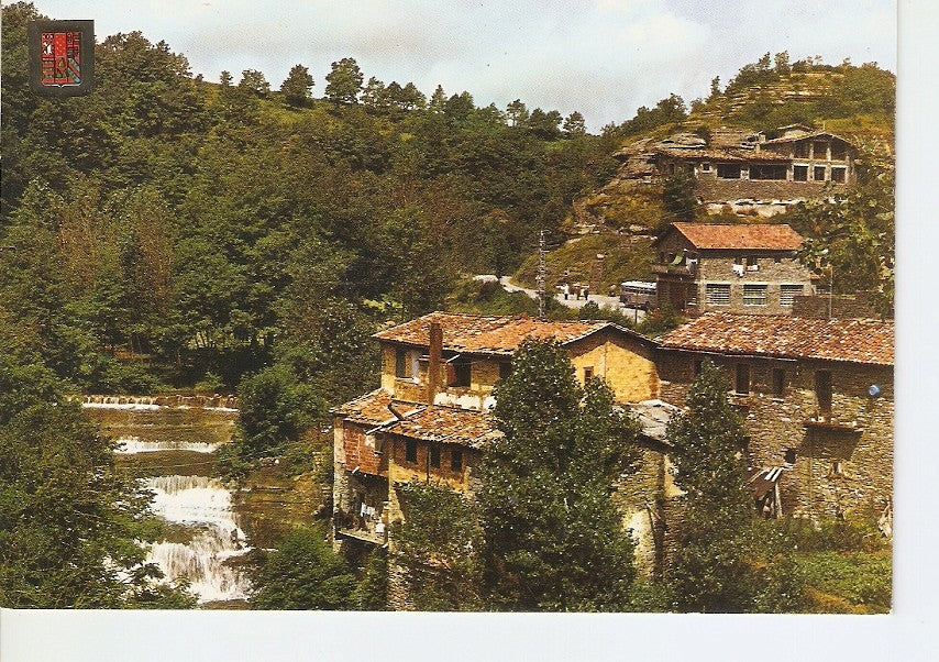 Postal 031260 : Rupit (Barcelona). Vista parcial Cascada Riu Hostal