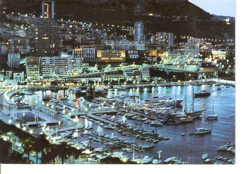 Postal 031272 : Monte Carlo Vue de nuit