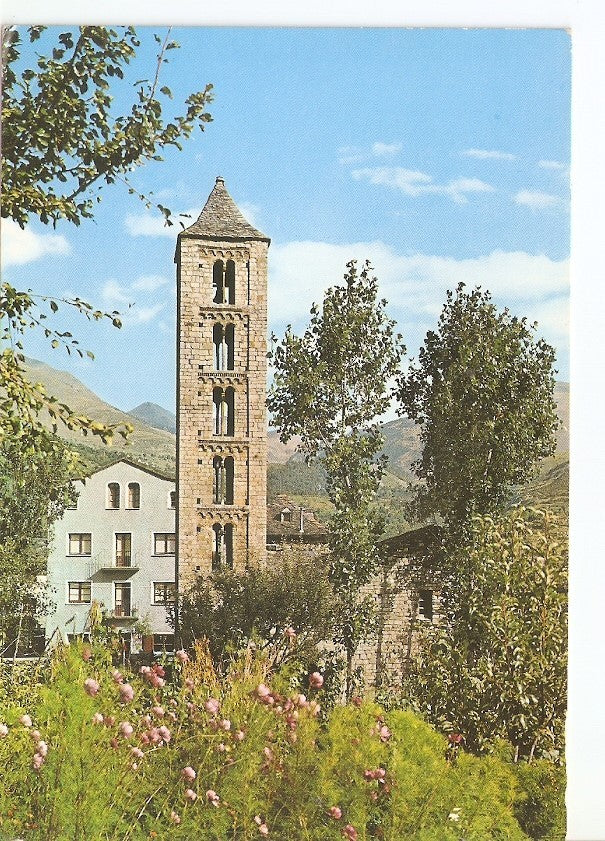 Postal 031310 : Pirineos de Lerida - Alto Ribagorza. Campanario romñanico de Erill-la-Vall