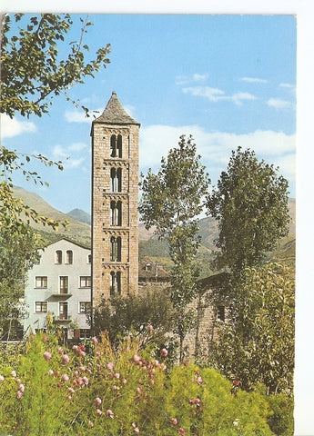 Postal 031310 : Pirineos de Lerida - Alto Ribagorza. Campanario romñanico de Erill-la-Vall