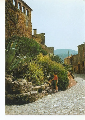 Postal 031337 : Costa Brava. Pals - Detalle del conjunto Historico Artistico