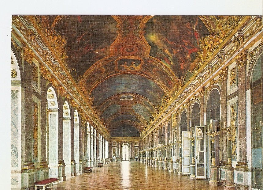 Postal 031350 : Versailles. La Gallerie des Glaces
