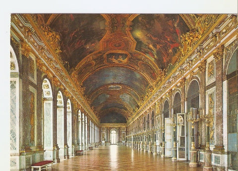 Postal 031350 : Versailles. La Gallerie des Glaces