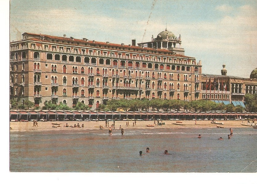 Postal 031352 : Venezia - Lido. Spiaggia dellHotel Excelsior