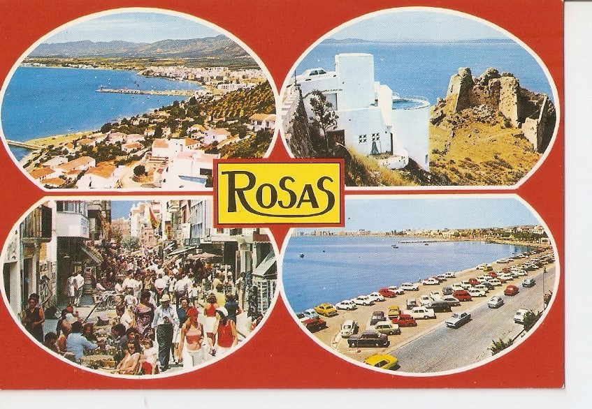 Postal 031356 : Rosas (Costa Brava). Famosa por su Golfo y sus bellas playas