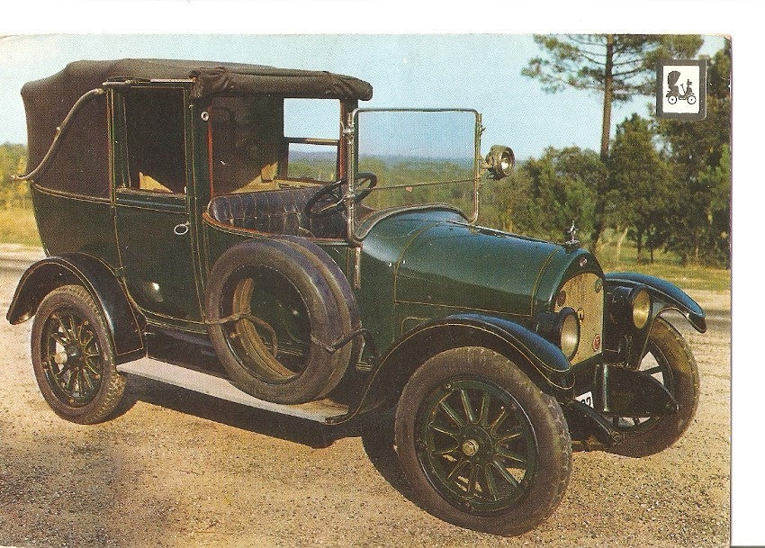 Postal 031367 : Willers Overland. Este coche ha participado en los Rallyes de Sitges y Costa Brava