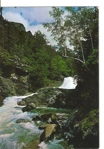Postal 031396 : Parque Nacional de Ordesa (Pirineo Aragones). Cascada Tomborrotera en el rio Arazas