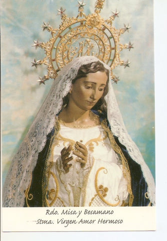 Postal 031417 : Rdo. Misa y Besamano Stma. Virgen Amor Hermoso