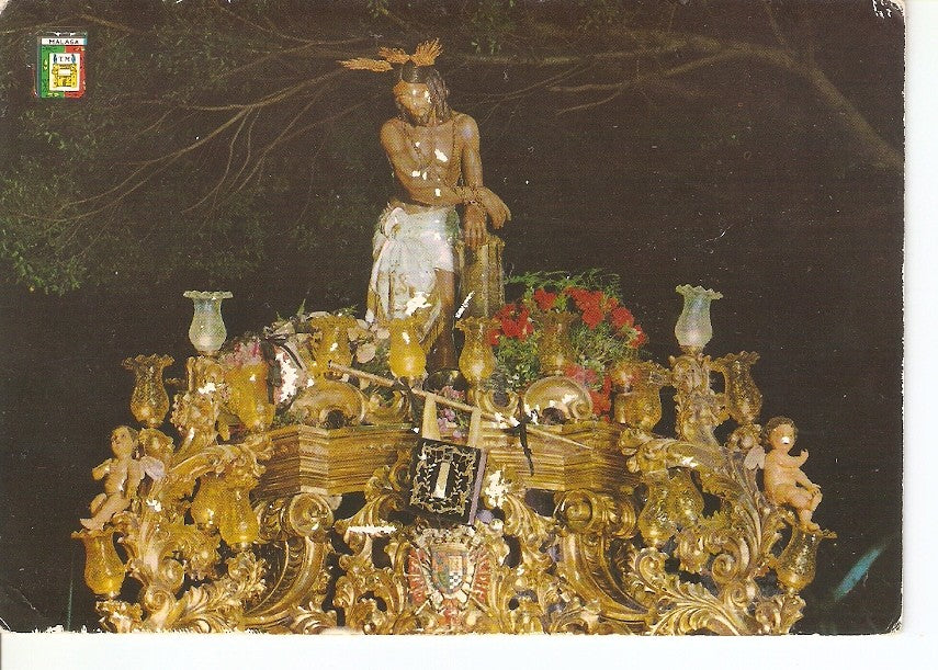 Postal 031431 : Malaga Semana Santa. Ntro. Padre de la Columna (Cofradia de los Gitanos)