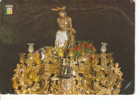 Postal 031431 : Malaga Semana Santa. Ntro. Padre de la Columna (Cofradia de los Gitanos)