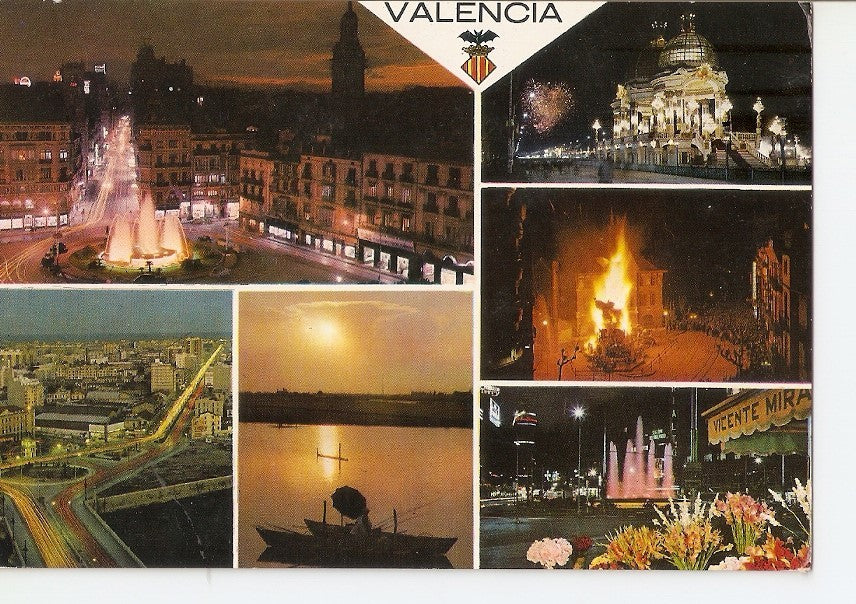 Postal 030779 : Valencia. Vistas de la ciudad