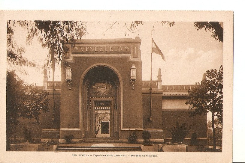 Postal 031441 : Sevilla - Exposicion Ibero Americana - Pabellon de Venezuela