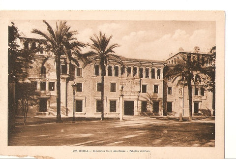 Postal 031447 : Sevilla - Exposicion Ibero Americana - Pabellon del Peru