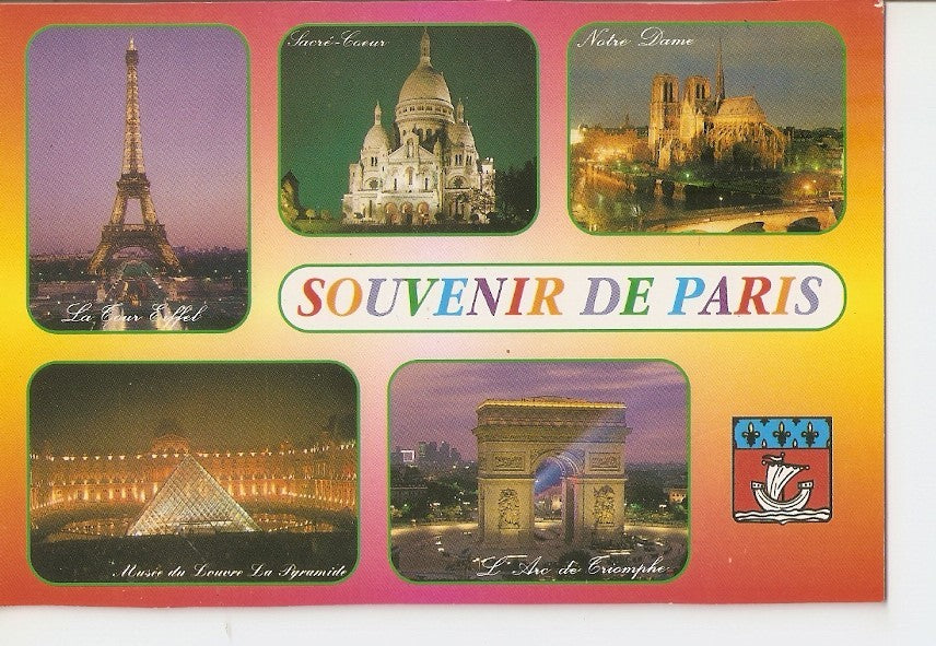 Postal 031498 : Paris la nuit