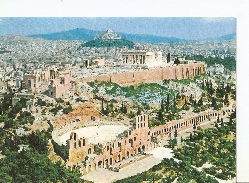 Postal 031545 : Athens: Facade of the Odeon of Herodes Atticus